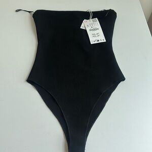 Zara knit bodysuit brand new with tag